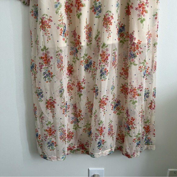 ASOS Simply Be Floral Button Maxi Dress - Picture 6 of 6